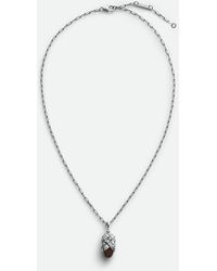 Bottega Veneta - Intreccio Pendant Necklace - Lyst