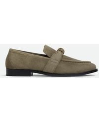 Bottega Veneta - Suede Astaire Loafers - Lyst