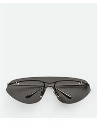 Bottega Veneta - Knot Shield Sonnenbrille - Lyst