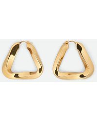 Bottega Veneta Essentials Hoop Earrings - Metallic