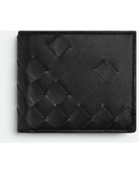 Bottega Veneta - Intrecciato Bi-Fold Portemonnaie Mit Münzfach - Lyst