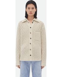 Bottega Veneta - Cotton Crochet Shirt - Lyst