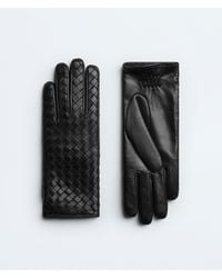 Bottega Veneta - Intrecciato Leather Gloves - Lyst