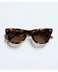 Bottega Veneta - Dizzy Squared Sunglasses - Lyst