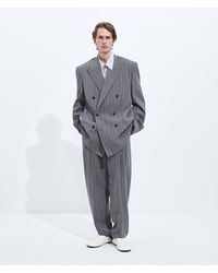 Bottega Veneta - Light Wool Pinstripes Jacket - Lyst