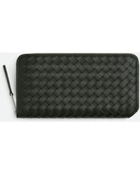 Bottega Veneta - Intrecciato Piccolo Zip Around Wallet - Lyst