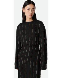 Bottega Veneta - Viskosetop Mit Streichhölzern - Lyst
