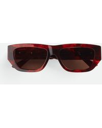 Bottega Veneta - Bolt Recycled Acetate Rectangular Sunglasses - Lyst
