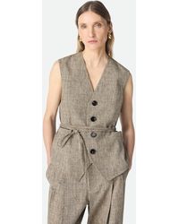 Bottega Veneta - Weste Aus Melierter Viskose - Lyst