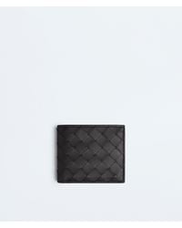 Bottega Veneta - Intrecciato Bi-Fold Wallet With Coin Purse - Lyst