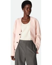 Bottega Veneta - Light Wool And Cashmere Coat - Lyst