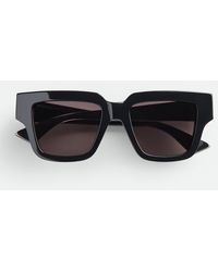 Bottega Veneta - Tri-Fold Square Sunglasses - Lyst