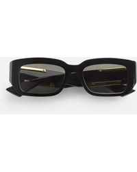 Bottega Veneta - Dash Rectangular Sunglasses - Lyst