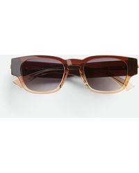 Bottega Veneta - Classic Panthos Sunglasses - Lyst