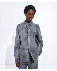 Bottega Veneta - Cloudy Suede Shirt - Lyst