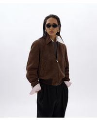 Bottega Veneta - Suede Leather Blouson - Lyst