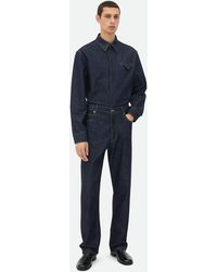 Bottega Veneta - インディゴ ワイドレッグ デニムパンツ - Lyst