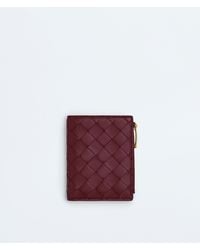 Bottega Veneta - Intrecciato Small Bi-Fold Wallet - Lyst
