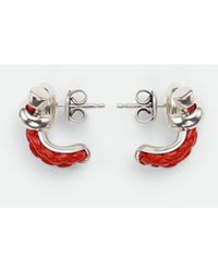 Bottega Veneta - Knot Hoop Earrings - Lyst