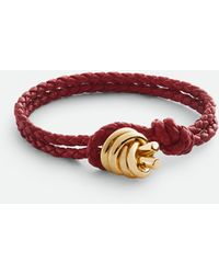 Bottega Veneta - Knot Lederarmband - Lyst