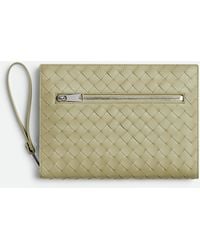 Bottega Veneta - スモール イントレチャート リストレット ドキュメントケース - Lyst