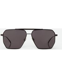 Bottega Veneta - クラシック パイロット サングラス - Lyst