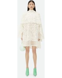 Bottega Veneta - Cotton Mini Dress - Lyst