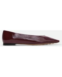 Bottega Veneta - Barolo Nappa Leather Sofia Ballet Flat Ballerinas-Donna - Lyst