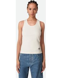 Bottega Veneta - Débardeur En Jersey De Coton Côtelé - Lyst