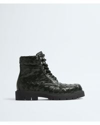 Bottega Veneta - Haddock Lace-Up Ankle Boot - Lyst