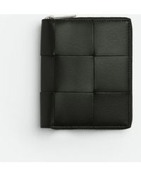 Bottega Veneta - Cassette N/S Compact Zip Around Wallet With Coin Purse - Lyst