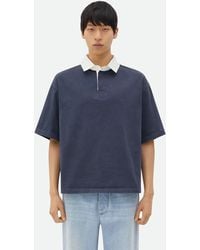 Bottega Veneta - Relaxed Fit Washed-Out Jersey Polo - Lyst