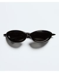 Bottega Veneta - Sardine Oval Sunglasses - Lyst