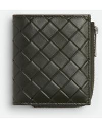 Bottega Veneta - Intrecciato Stamp Bi-Fold Wallet - Lyst