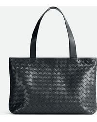 Bottega Veneta - Borsa Tote Intrecciato Piccola Con Zip - Lyst