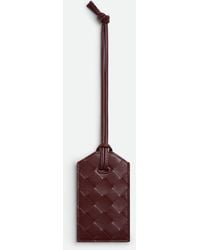 Bottega Veneta - Intrecciato Tag Holder On Strap - Lyst