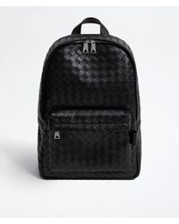 Bottega Veneta - "Intrecciato" Leather Backpack - Lyst