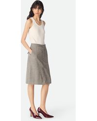Bottega Veneta - Viscose And Silk Skirt - Lyst
