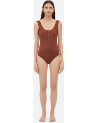 Bottega Veneta - Nylon Swimsuit - Lyst