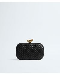 Bottega Veneta - Knot Intrecciato-woven Leather Clutch Bag - Lyst