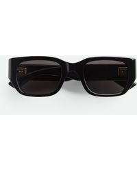 Bottega Veneta - Intrecciato Sunglasses - Lyst