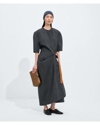 Bottega Veneta - Shetland Wool Toile Dress - Lyst