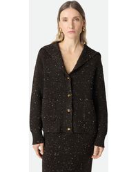 Bottega Veneta - Wool English Rib Cardigan - Lyst