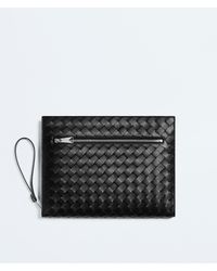 Bottega Veneta - Porta Documenti Intrecciato Con Cinturino - Lyst