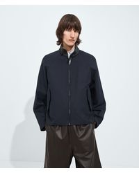 Bottega Veneta - Cotton Gabardine Harrington Jacket - Lyst