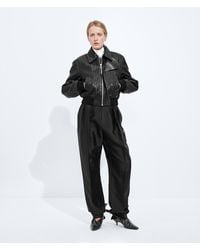 Bottega Veneta - Intrecciato Leather Blouson - Lyst