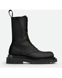 Bottega Veneta - Lug Lace-Up Boot - Lyst