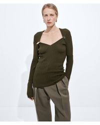 Bottega Veneta - Cashmere And Silk Rib Sweater - Lyst