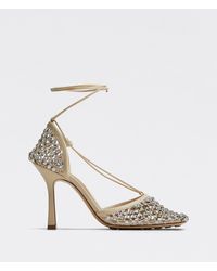 Bottega Veneta - Sandales Sparkle En Cuir - Lyst