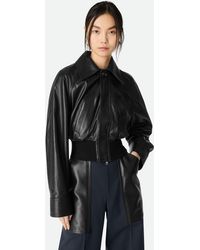 Bottega Veneta メリノウール シアリング ブルゾン bottega-veneta-jacket-blouson-